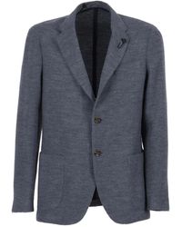 Lardini - Knit Blazer - Lyst