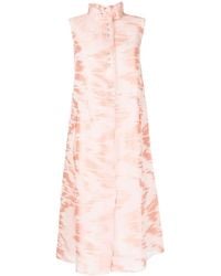 Shiatzy Chen - Abito Midi Con Stampa - Lyst