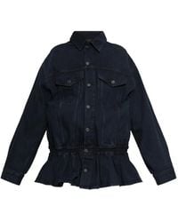 Agolde - Rubik Peplum Jacket - Lyst