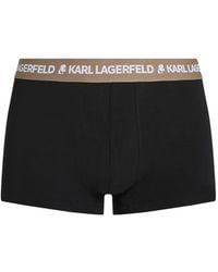 KARL LAGERFELD - Lot De Trois Boxers À Logo - Lyst