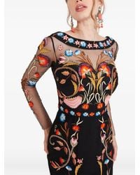 Temperley London - Floral-Embroidered Dress - Lyst