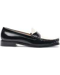 Stuart Weitzman - Loafer Aus Leder - Lyst