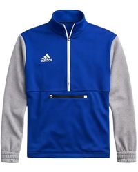 adidas - Team Issue Zip Sweatshirt - Lyst