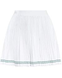 Lacoste - Pleated Skirt - Lyst