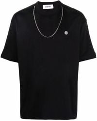 Ambush - Black T-shirt With Chain Print - Lyst