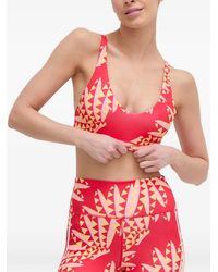 adidas - X Farm Rio Geometric-Print Sports Bra - Lyst