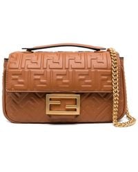 Fendi - Bolso de hombro Baguette Chain mediano - Lyst