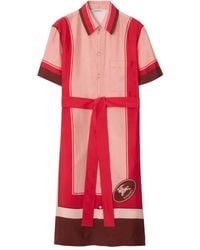 Burberry - Silk Shirt Dress - Lyst