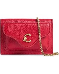 Coccinelle - Small C-Me Leather Chain-Strap Card Holder - Lyst