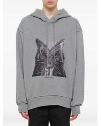 Juun.J - Wolf Print Hoodie - Lyst