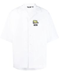 Gcds - Overhemd Met Logo-Reliëf - Lyst