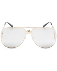 Versace - -tone Medusa Pilot-frame Sunglasses - Lyst