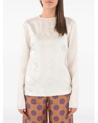 Maison Margiela - Embossed Long-Sleeve Top - Lyst