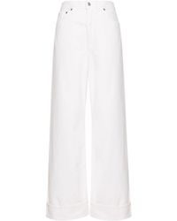 Agolde - Fortune Cookie High-rise Wide Leg Jeans - Lyst