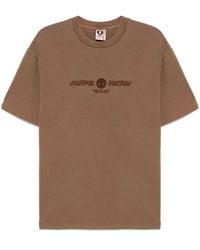 Aape By A Bathing Ape - Logo Embroidered T-Shirt - Lyst