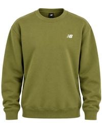New Balance - Sport Essentials Logo-Embroidered Sweatshirt - Lyst