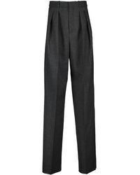 Saint Laurent - ウールパンツ - Lyst