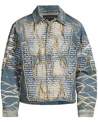 Who Decides War - Overlay Denim Jacket - Lyst