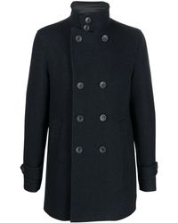 Herno - Double-Breasted Wool Coat - Lyst