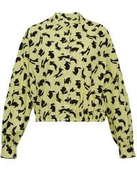 MSGM - Blusa Con Conejo Estampado - Lyst