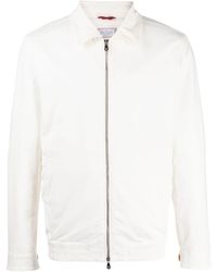 Brunello Cucinelli - Spread-collar Zip-up Jacket - Lyst