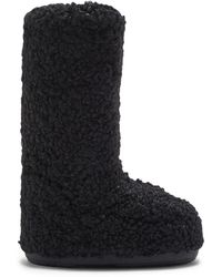 Moon Boot - Icon Faux-curly Boots - Lyst