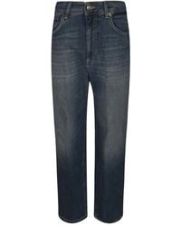 Dondup - Faded Straight-Leg Jeans - Lyst