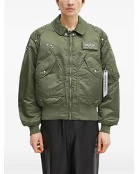 Alpha Industries - X Thug Club Logo-Patch Bomber Jacket - Lyst