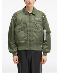 Alpha Industries - X Thug Club Logo-Patch Bomber Jacket - Lyst