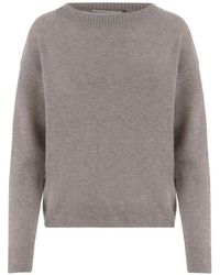 Allude - Crew-Neck Sweater - Lyst