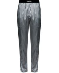 Tom Ford - Logo-Waistband Pajama Bottoms - Lyst
