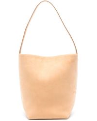 The Row - Neutral N/s Park Leather Tote Bag - Women's - Nubuck Leather - Lyst