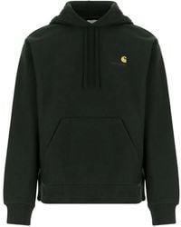 Carhartt - American Script Logo-Embroidered Hoodie - Lyst