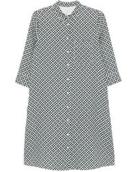 Marc O' Polo - Geometric-Print Shirt Midi Dress - Lyst