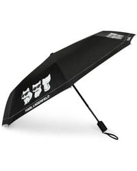 KARL LAGERFELD - Small Ikon Choupette Umbrella (99Cm X 28Cm) - Lyst