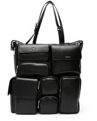 Versace - Large Cargo Leather Tote Bag - Lyst