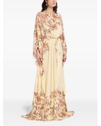 Hemant & Nandita - Floral Belted Maxi Dress - Lyst