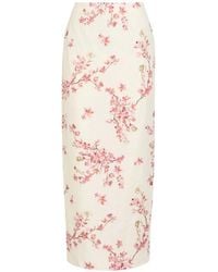 Agua Bendita - Lirica High-Waisted Midi Skirt - Lyst