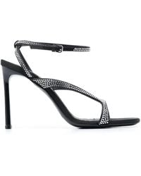 Sergio Rossi - Sr Aracne 100Mm Crystal-Embellished Sandals - Lyst