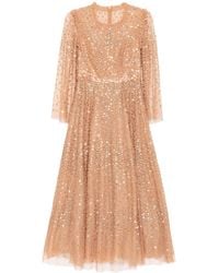 Needle & Thread - Kleid Mit Pailletten - Lyst