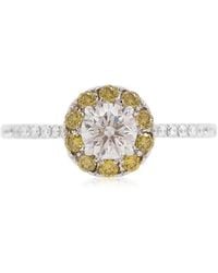 HYT Jewelry - 18Kt Diamond Ring - Lyst