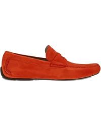 Ferragamo - Suede Leather Loafers - Lyst