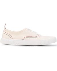 Thom Browne - Heritage Cotton Canvas Sneakers - Lyst