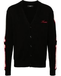 Amiri - Knochen-Cardigan Mit Skelettmuster - Lyst