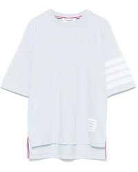 Thom Browne - 4 Bar Stripes Jersey T-Shirt - Lyst