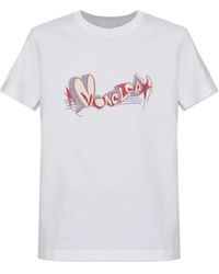 Moncler - Logo-Print T-Shirt - Lyst