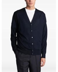 Ballantyne - V-Neck Wool Cardigan - Lyst