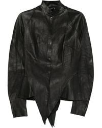 Ma+ - Leather Shirt - Lyst