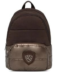 Blauer - Quilted Crystal-Embellished Backpack - Lyst