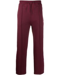 KENZO Tech Jersey Track Trousers - Red